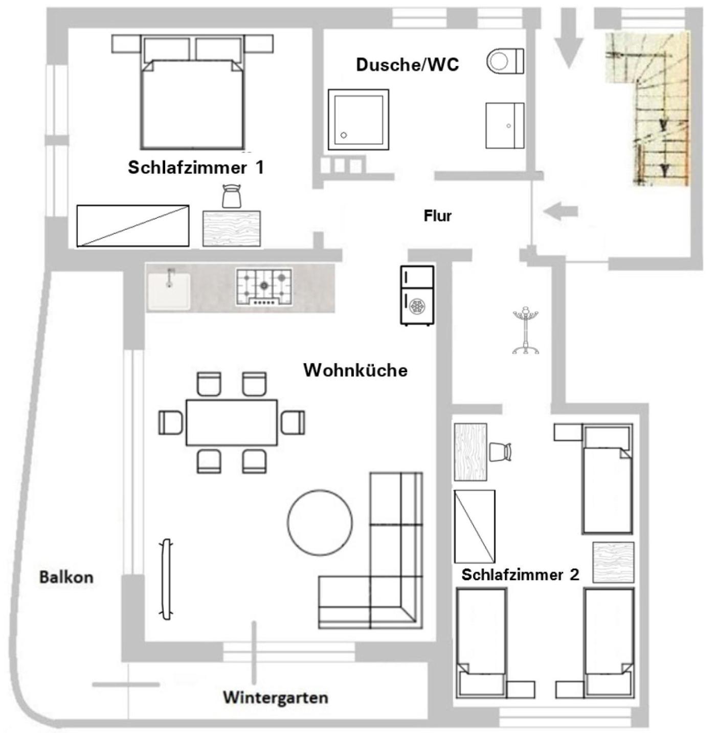 Ferienwohnung "Dream Suite" - Im Coburger Wonderland - Ihr Zuhause Auf Zeit! Luaran gambar